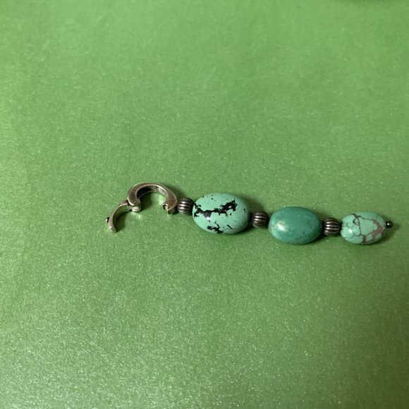 Carolyn Pollack CP 925 SS Green Turquoise Enhancer - Picture 4 of 5